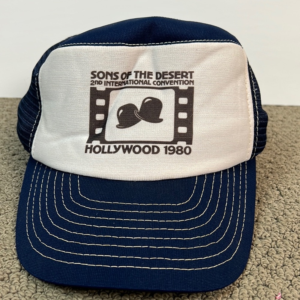 Vintage Trucker Hat Sons of the Dessert Hollywood 1980